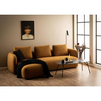 COUCHTISCH 120/60/41 cm oval Schwarz  - Schwarz, Design, Keramik/Metall (120/60/41cm) - MID.YOU