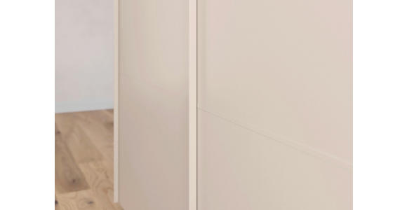SCHWEBETÜRENSCHRANK 301/223/68 cm 3-türig Champagner - Champagner, KONVENTIONELL, Glas/Holzwerkstoff (301/223/68cm) - Novel