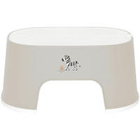 TRITTHOCKER STEPPE  - Taupe, Basics, Kunststoff (33,7/22,9/15,5cm) - Bebe Jou