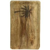 DEKOTELLER - Naturfarben, Trend, Holz (40,5/25/2,5cm) - Ambia Home