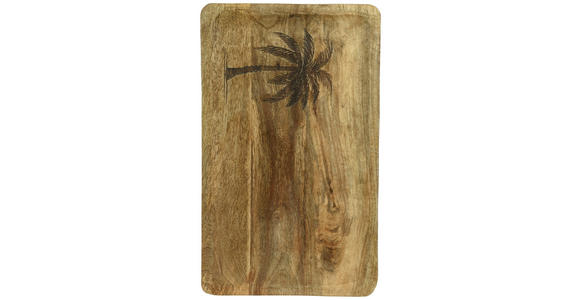 DEKOTELLER - Naturfarben, Trend, Holz (40,5/25/2,5cm) - Ambia Home