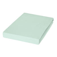 SPANNBETTTUCH Jersey  - Mintgrün, Basics, Textil (100/200cm) - Janine