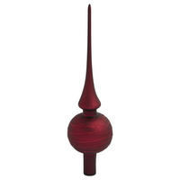 CHRISTBAUMSPITZE  - Bordeaux, LIFESTYLE, Glas (7/27cm) - X-Mas