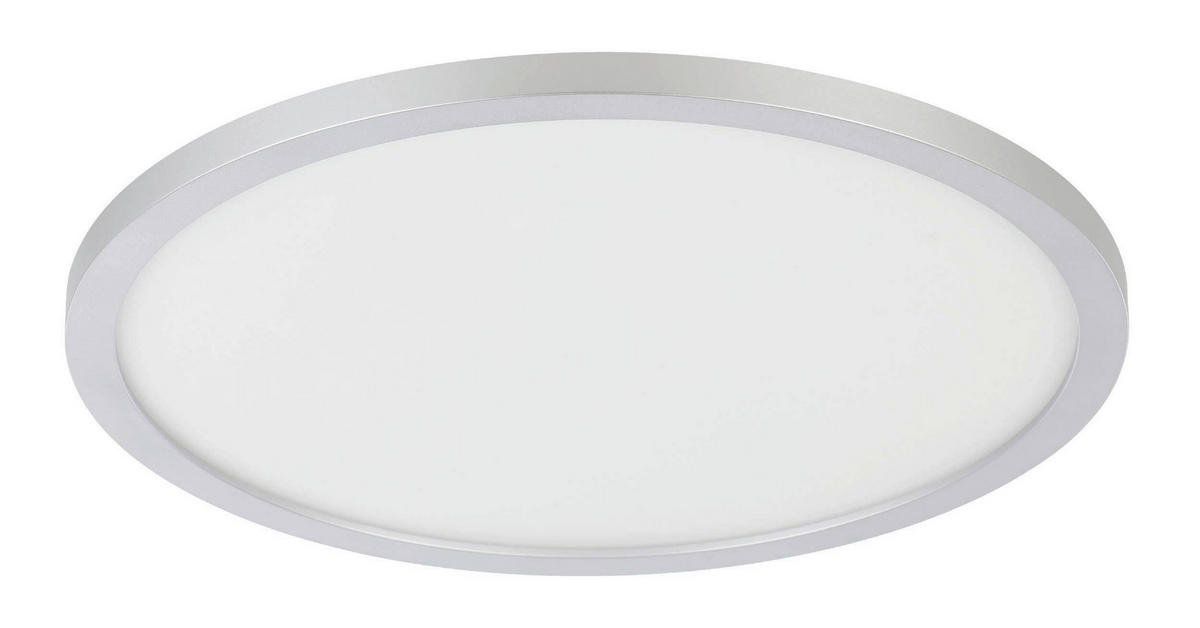 LED-DECKENLEUCHTE - Weiß/Grau, Basics, Kunststoff (29,5/2,5cm)