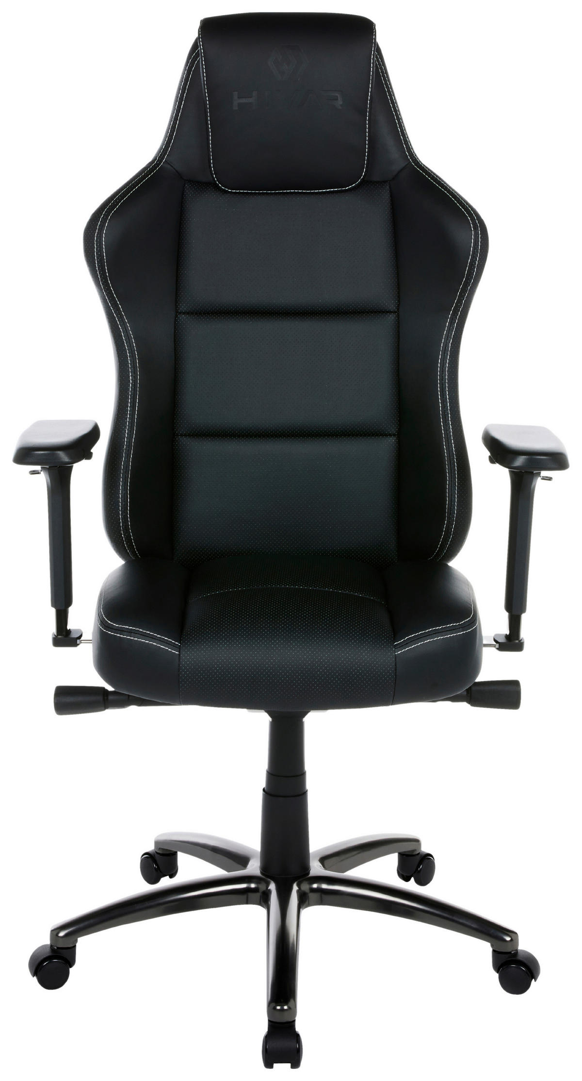 EQLIPSE Night Obsidian Schwarz, Weiß, Schwarz Hochglanz Metall, Textil   - Schwarz Hochglanz/Schwarz, LIFESTYLE, Textil/Metall (79/142/77cm) - HIVAR