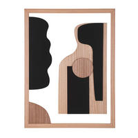 WANDDEKO Holzwerkstoff  - Basics, Holzwerkstoff (60/80/2 cm)