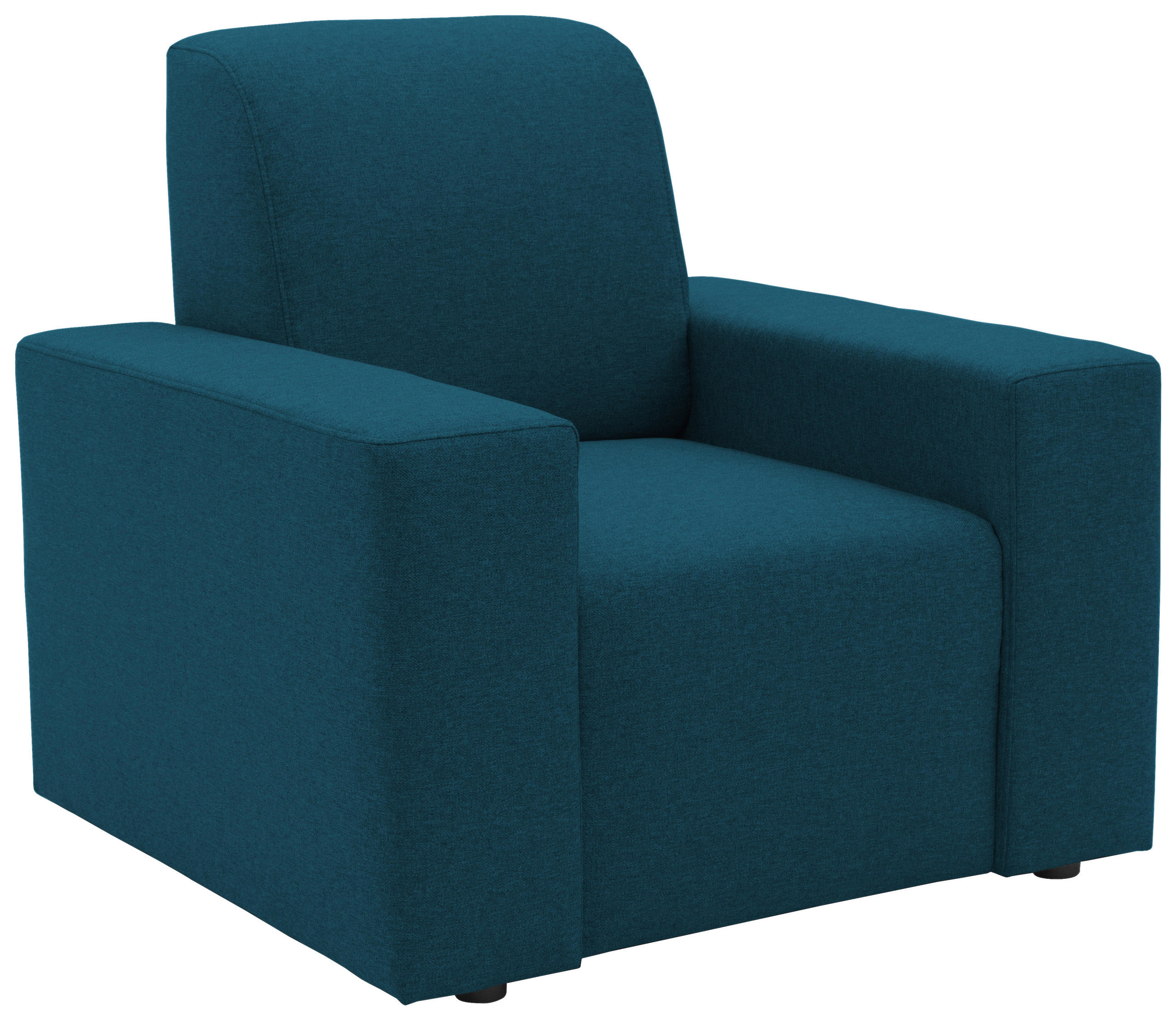 SESSEL Webstoff Dunkelblau    - Schwarz/Dunkelblau, Design, Kunststoff/Textil (93/88/88cm) - LOOKS by W.Joop