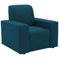 SESSEL Webstoff Dunkelblau    - Schwarz/Dunkelblau, Design, Kunststoff/Textil (93/88/88cm) - LOOKS by W.Joop