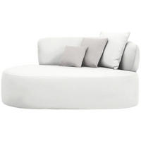 RÉCAMIERE in Bouclé Creme, Hellrosa  - Hellrosa/Creme, MODERN, Kunststoff/Textil (166/86/105cm) - Hom`in