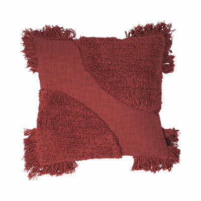 ZIERKISSEN 45/45 cm  - Dunkelrot, Basics, Textil (45/45cm)