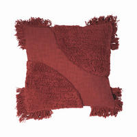 ZIERKISSEN 45/45 cm  - Dunkelrot, Basics, Textil (45/45cm)