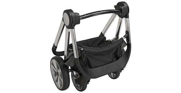 KINDERWAGENSET Neapel - Silberfarben/Grau, Design, Textil/Metall (76,96/59,95/106,68cm) - My Baby Lou