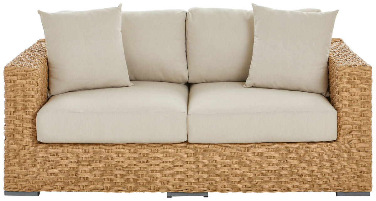 LOUNGE GARNITURA  prirodne boje   - prirodne boje, Moderno, metal/tekstil (122/69/46cm)