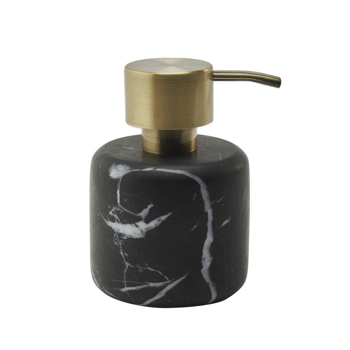 SEIFENSPENDER NERO  - Schwarz, Basics, Stein (9/12.1cm) - Aquanova