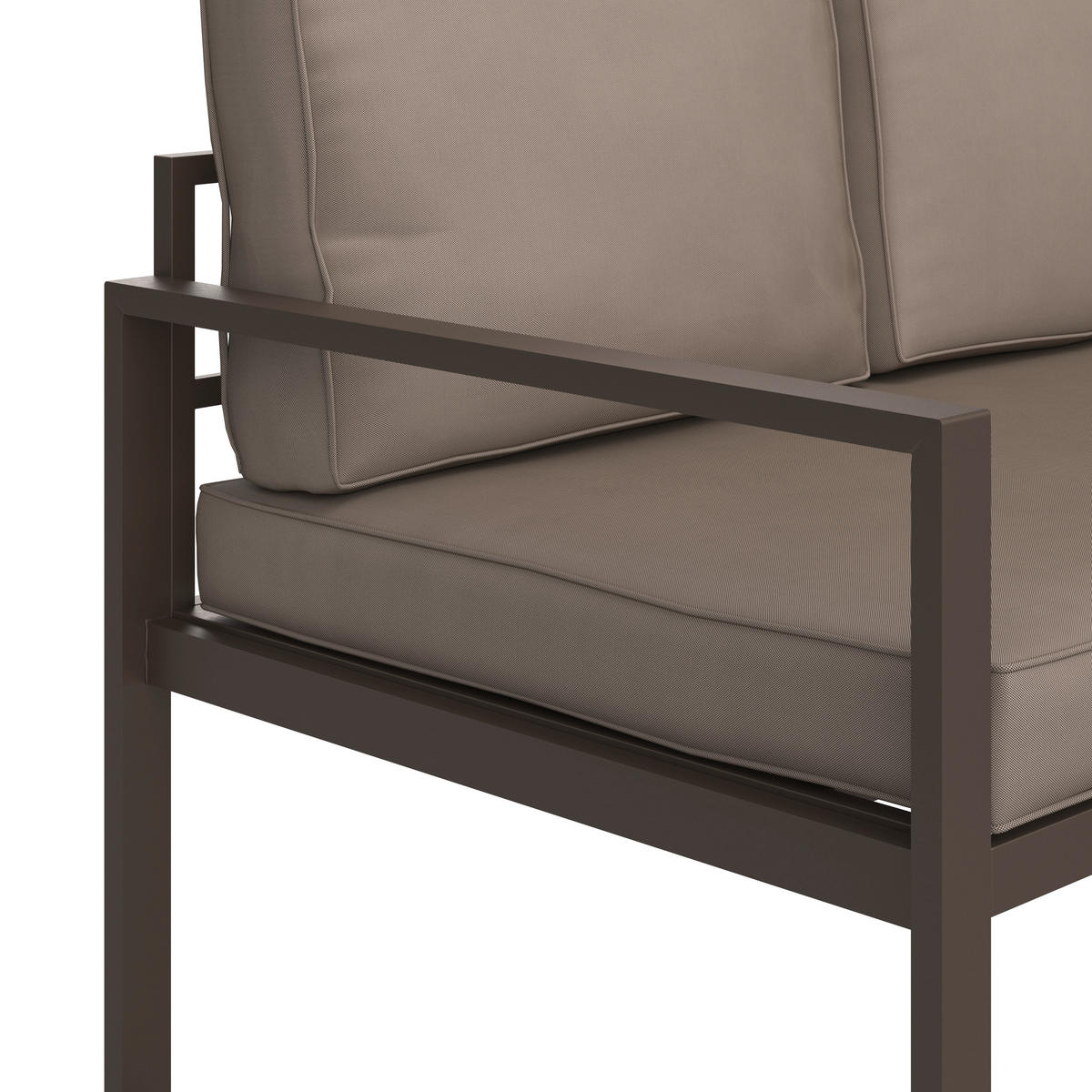 LOUNGE ÉTKEZŐGARNITÚRA  176/240,5 cm   - barna, Modern, műanyag/fém (176/240,5cm) - Ambia Garden