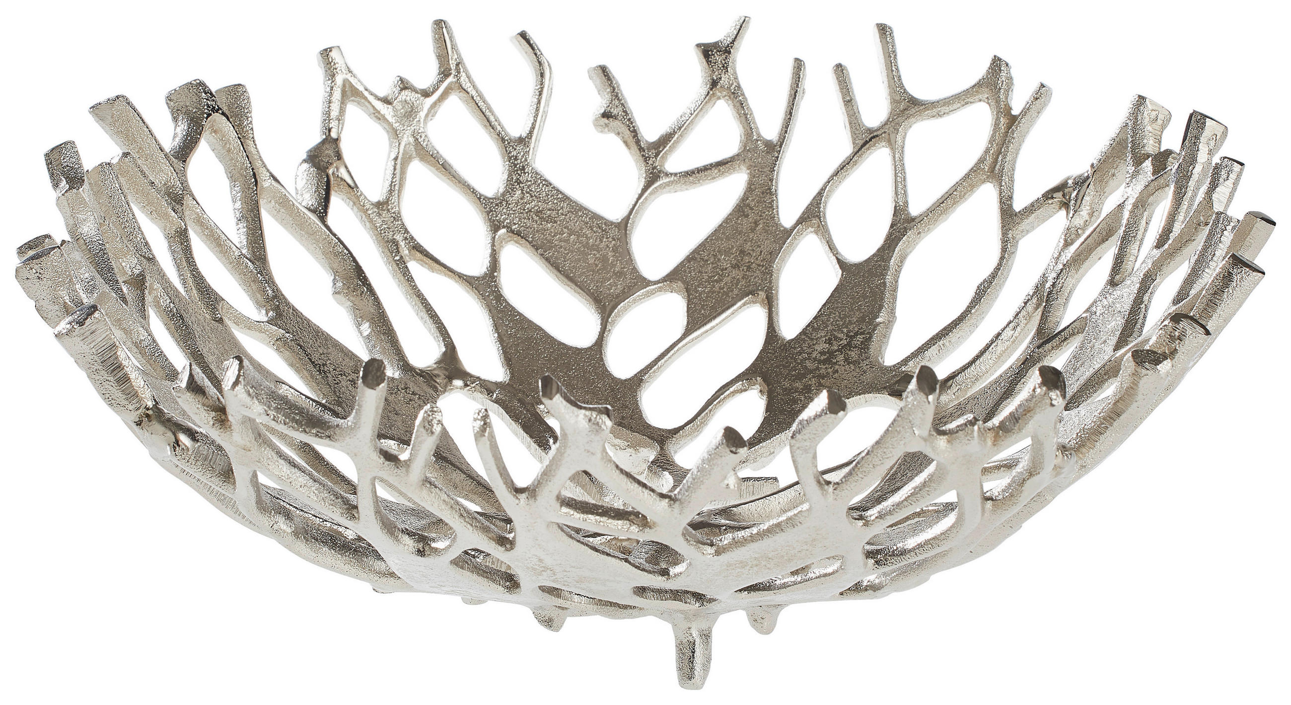 DEKOSCHALE - Nickelfarben, Trend, Metall (34/34/11cm) - Ambia Home