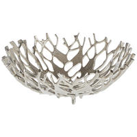 DEKOSCHALE - Nickelfarben, Trend, Metall (34/34/11cm) - Ambia Home