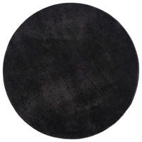FELLTEPPICH 160 cm Loft Schwarz  - Schwarz, KONVENTIONELL, Textil (160cm) - Novel