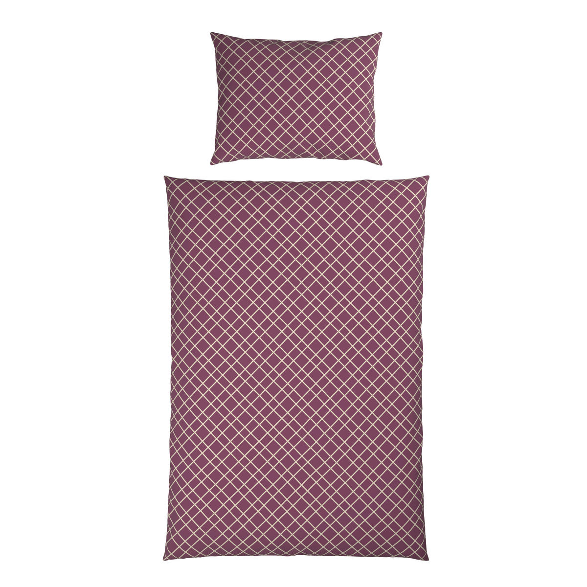 BETTWÄSCHE 2-teilig Flanell 140/200 cm  - Mauve, KONVENTIONELL, Textil (140/200cm) - Esposa