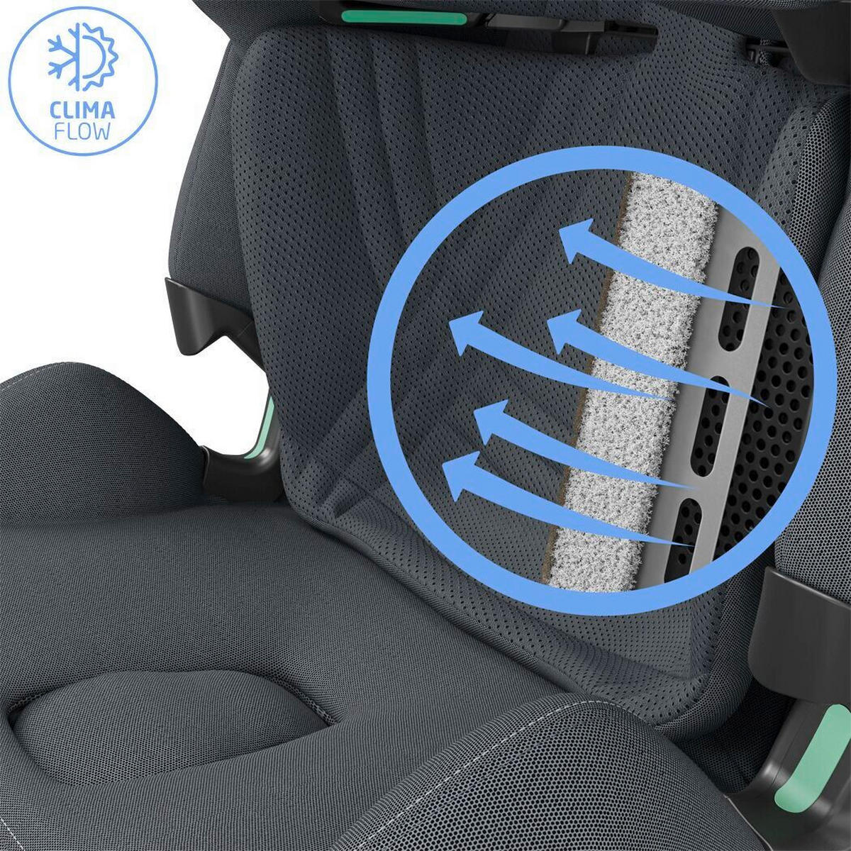 REBOARDER-KINDERSITZ Pearl XL Slide Pro  - Graphitfarben, Basics, Kunststoff/Textil (44/76,5/77,3cm) - Maxi-Cosi