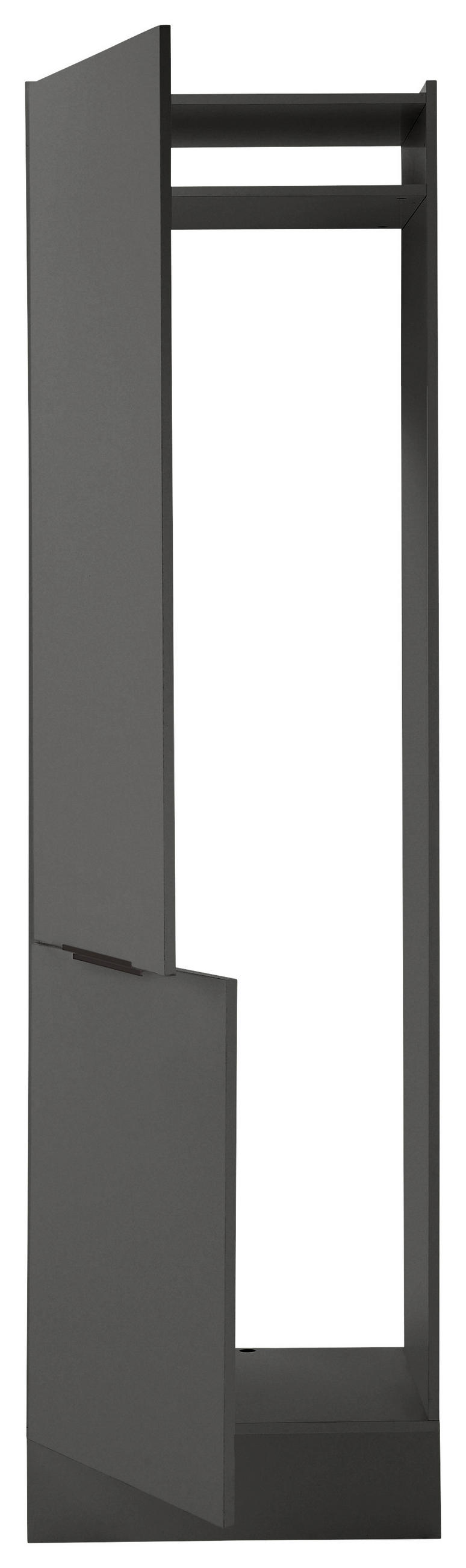 CORP APARATE ÎNCORPORABILE 60/210/57 cm   - grafit/negru, Basics, metal/material pe bază de lemn (60/210/57cm) - Xora