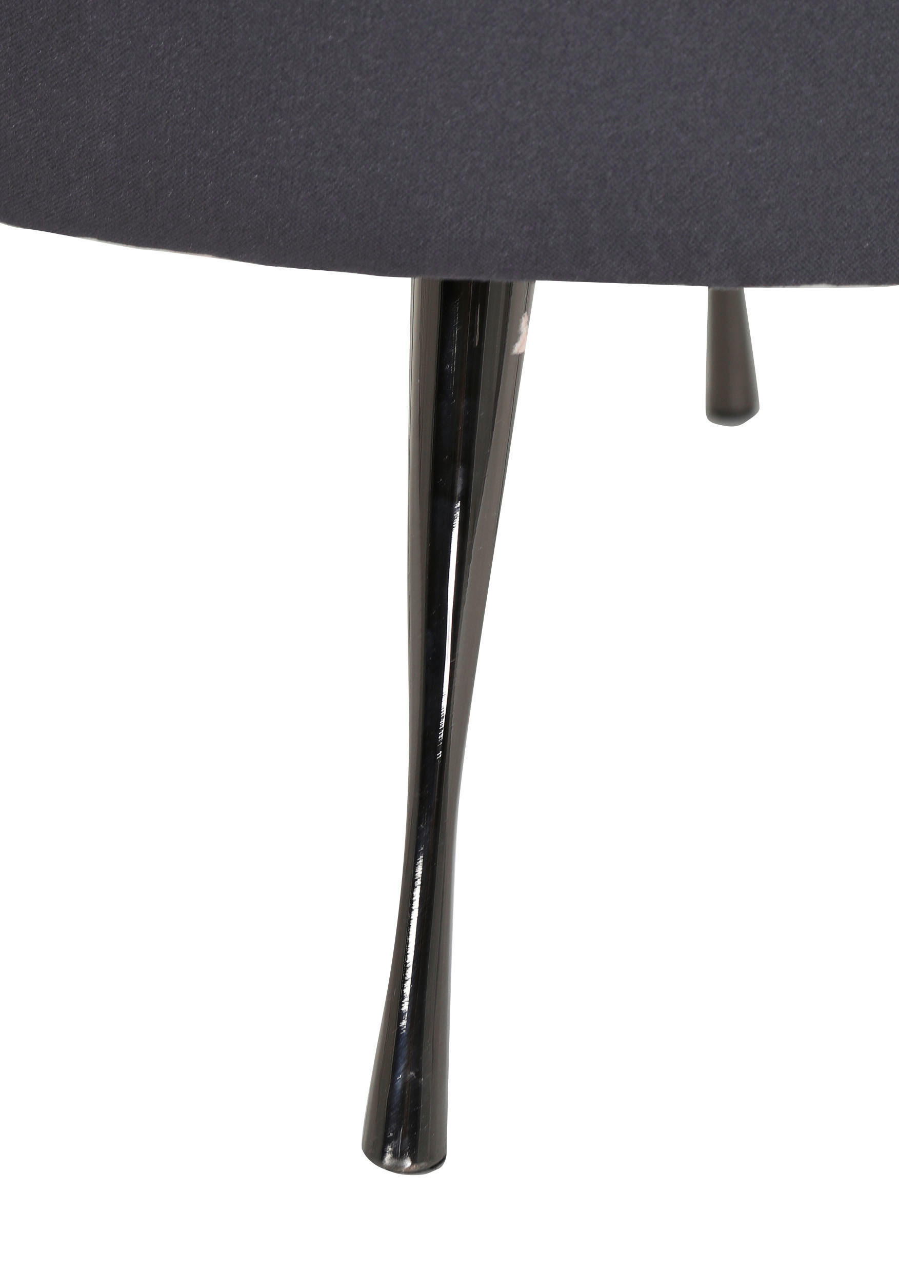 FÅTÖLJ i metall, textil grå, svart  - svart/grå, Romantik / Lanthus, metall/textil (88/80/80cm) - Landscape