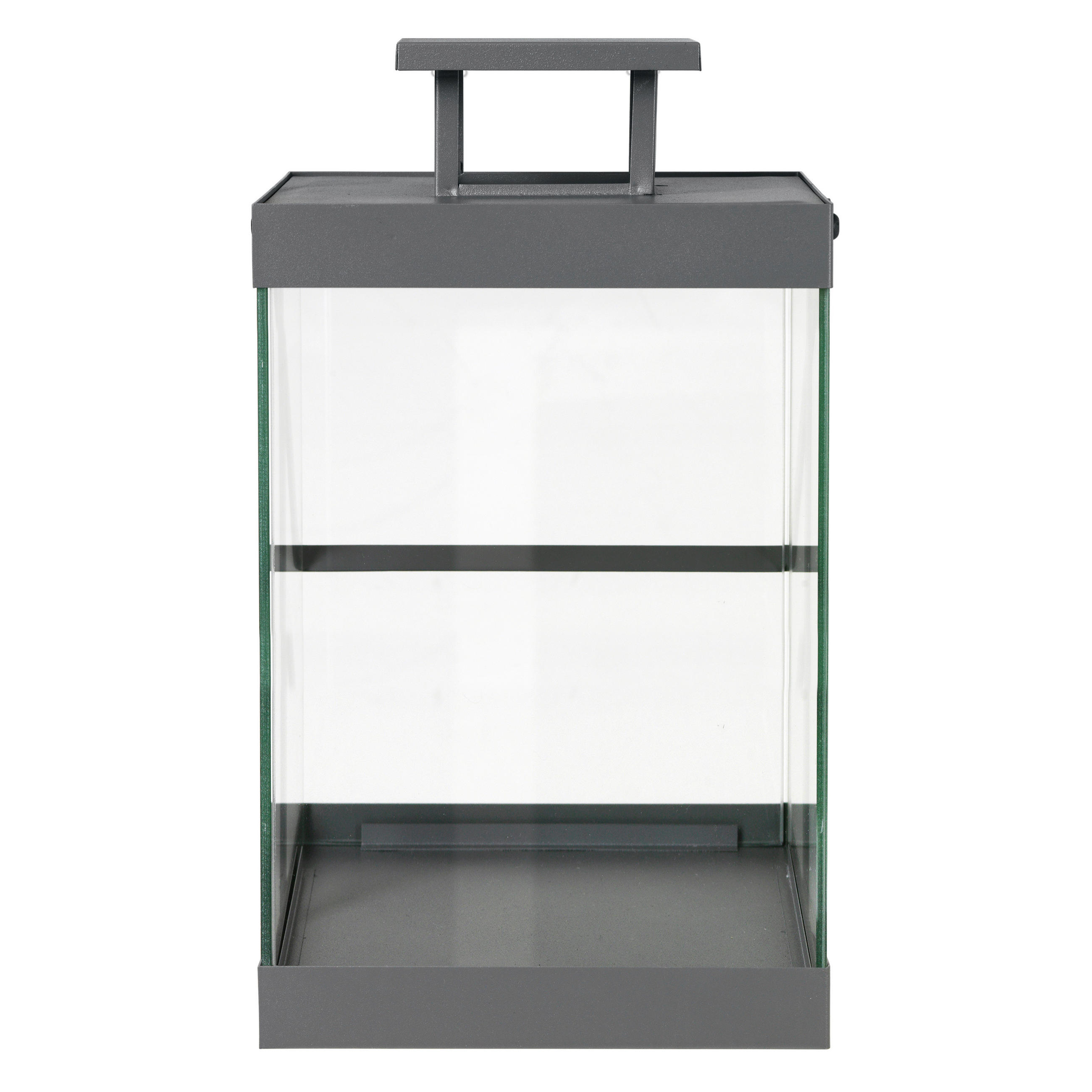 LATERNE - Grau, Design, Glas/Metall (20,5/36/21cm) - Blomus