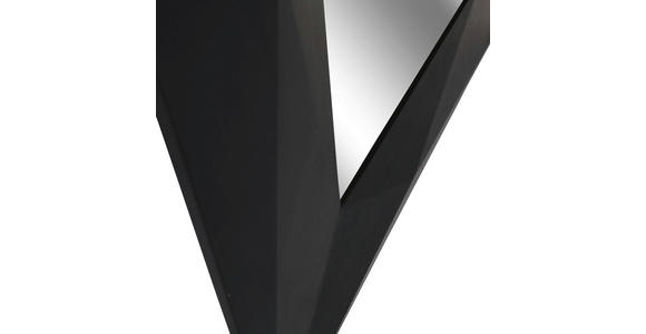 WANDSPIEGEL 90/90/4 cm in rechteckig - Schwarz, LIFESTYLE, Glas/Holzwerkstoff (90/90/4cm) - Landscape