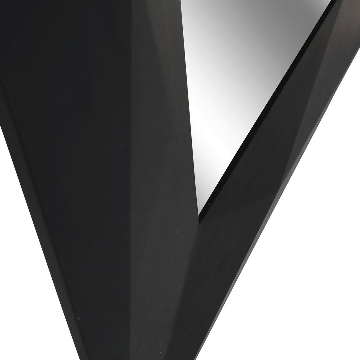 WANDSPIEGEL 90/90/4 cm    in rechteckig  - Schwarz, LIFESTYLE, Glas/Holzwerkstoff (90/90/4cm) - Landscape