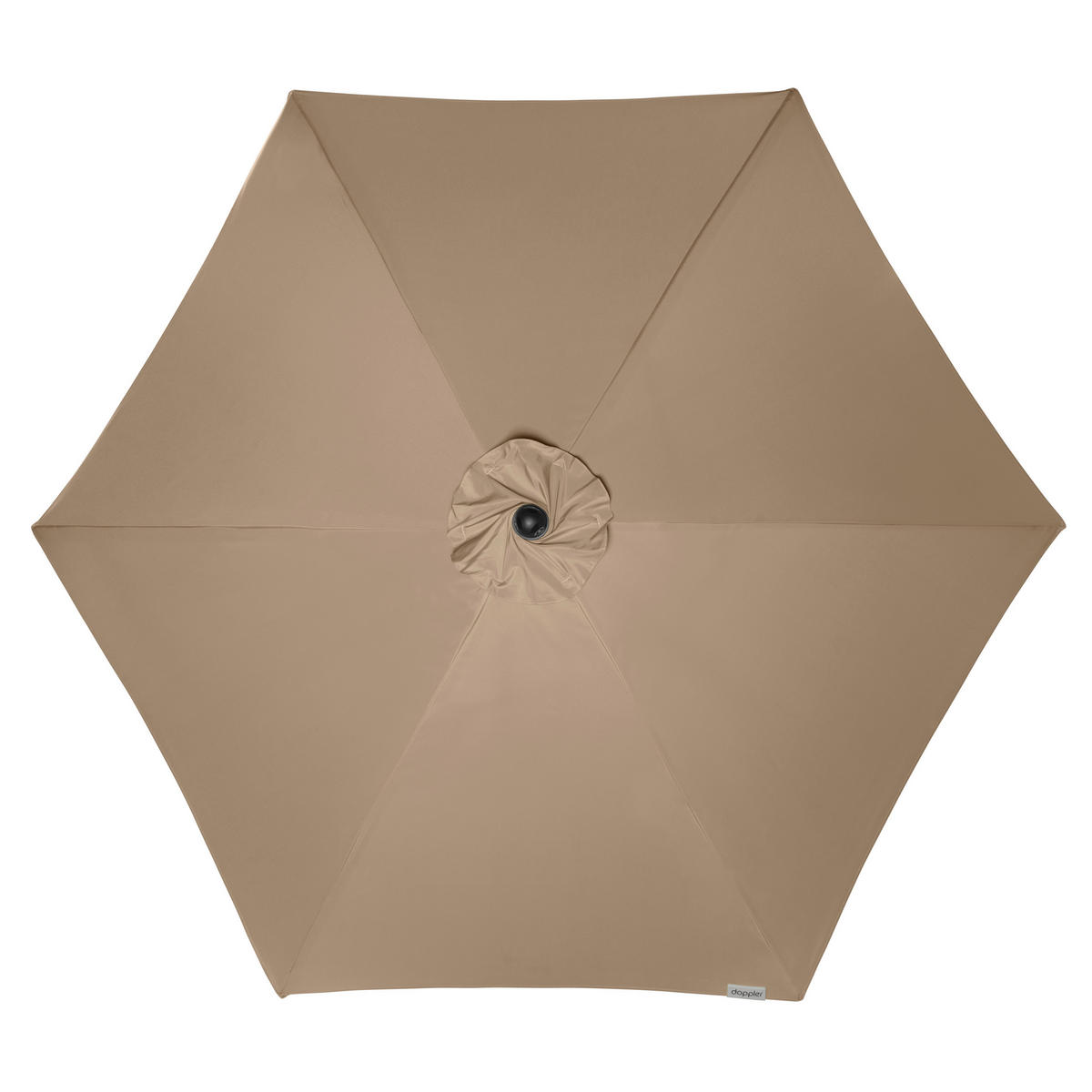 SONNENSCHIRM 280 cm Greige  - Greige/Silberfarben, Design, Textil/Metall (280/280cm) - Doppler