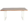 TISCHGESTELL in Metall 80/40/73 cm - Creme, Design, Metall (80/40/73cm) - Landscape