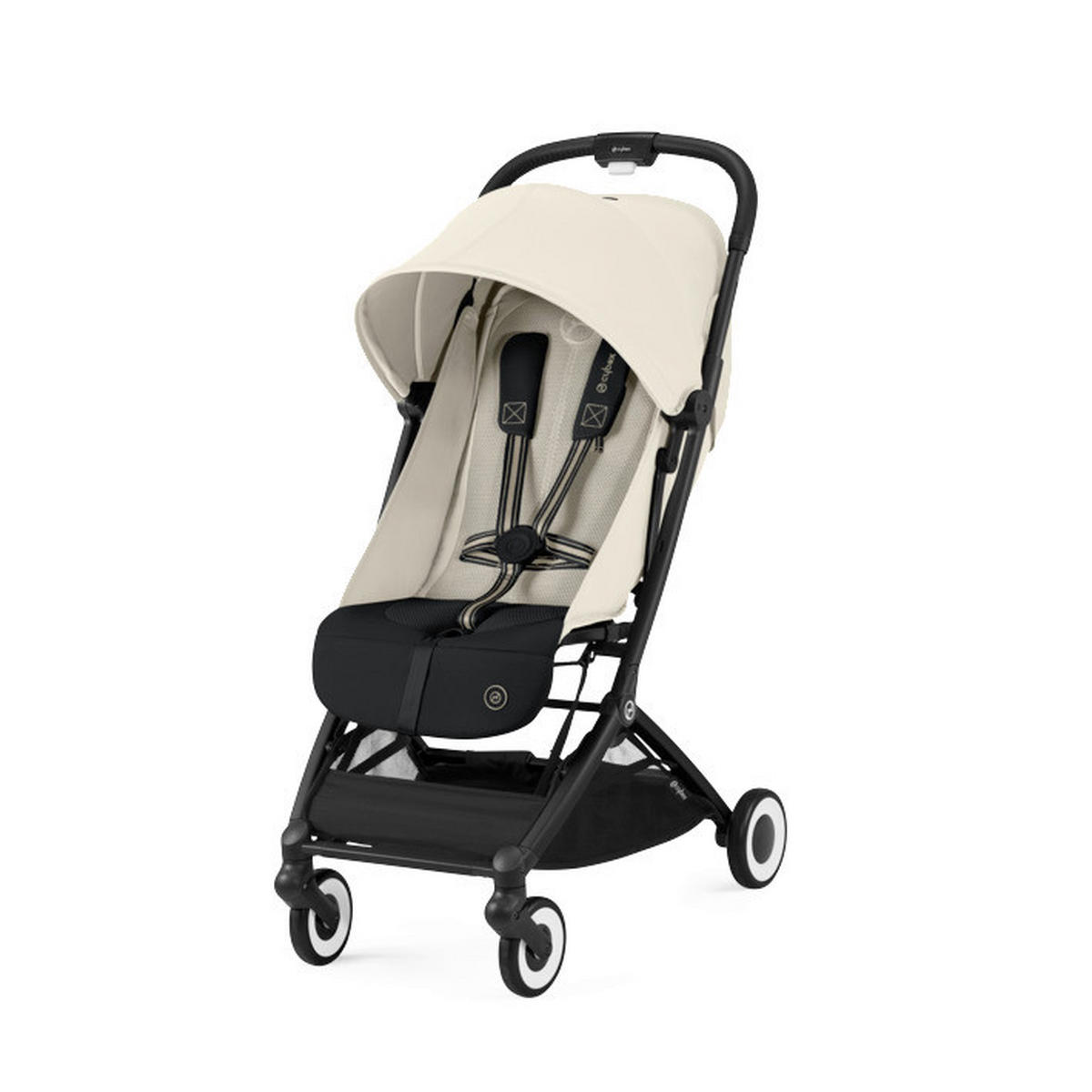 KIŠOBRAN KOLICA  Orfeo  - crna/krem, Basics, tekstil/plastika (77/52/102cm) - Cybex