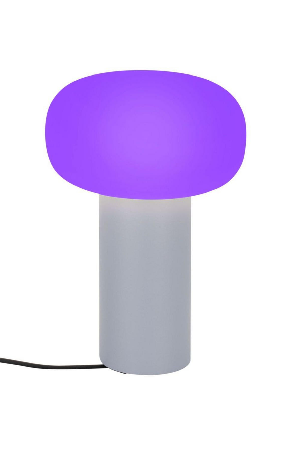 PORTABEL LAMPA 13/19 cm   - vit/ljusblå, Trend, metall/glas (13/19cm) - Dieter Knoll