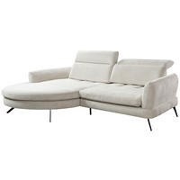 SOFFA i textil greige  - greige/svart, Design, metall/textil (177-198/277cm) - Niels Andersson