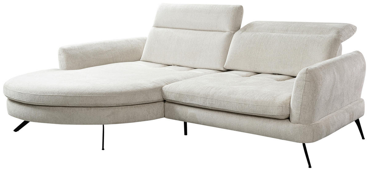 SOFFA i textil greige  - greige/svart, Design, metall/textil (177-198/277cm) - Niels Andersson