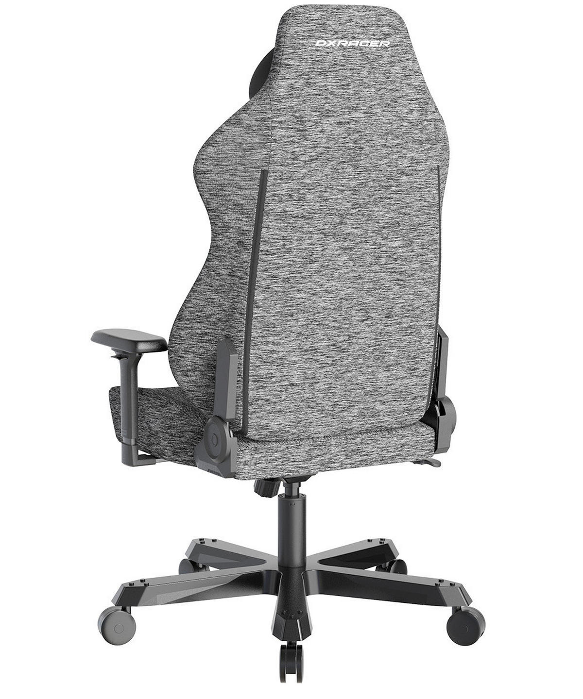 GAMINGSTUHL Grau Metall, Textil   - Schwarz/Grau, KONVENTIONELL, Textil/Metall (80/138,5-148/60cm) - Dxracer