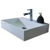 WASCHBECKEN 62/12,5/45 cm  - Weiß, Keramik (62/12,5/45cm) - Novel