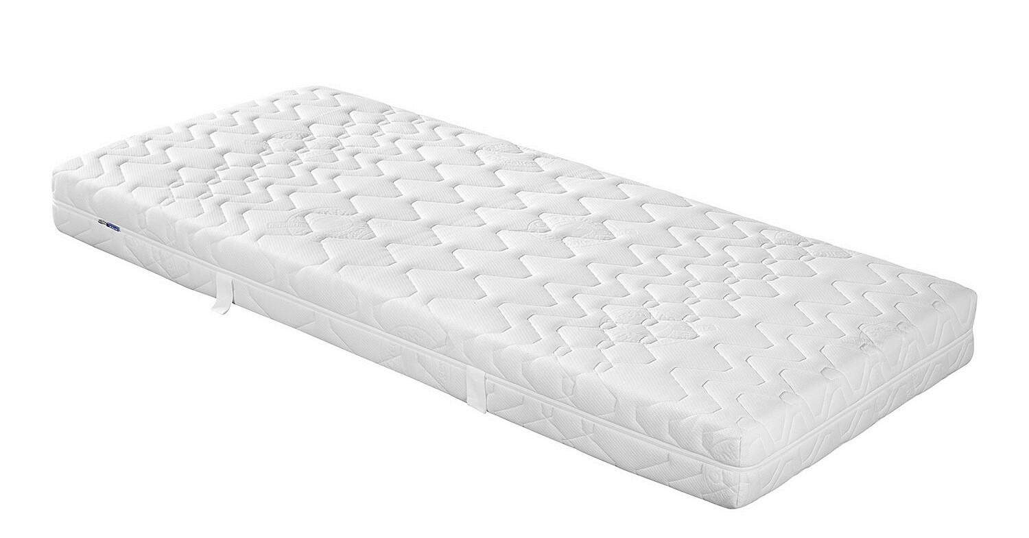 TASCHENFEDERKERNMATRATZE POLAR H2 120/200 cm Höhe ca. 22 cm  - Weiß, Basics, Textil (120/200cm) - MALIE
