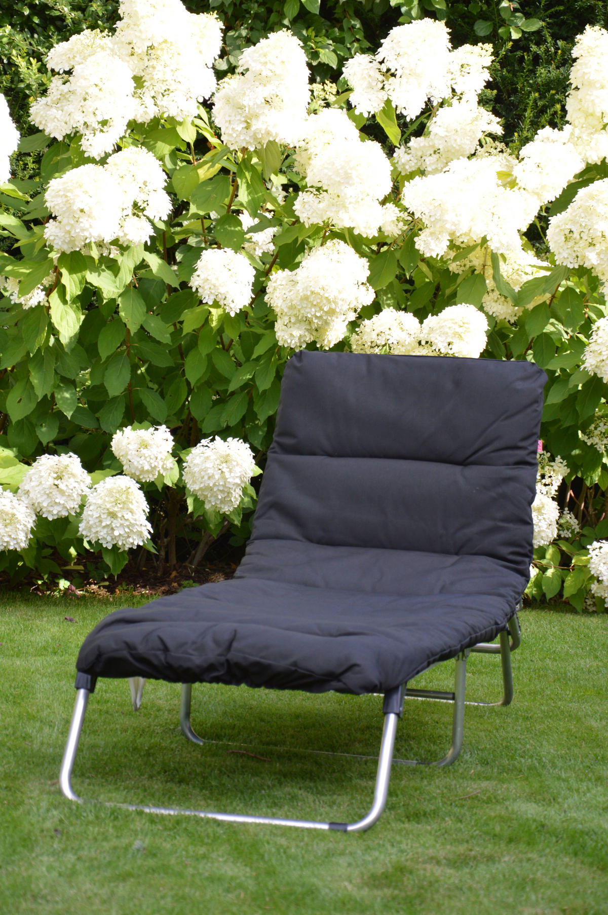 LIEGENAUFLAGE in Schwarz Uni  - Schwarz, Basics, Textil (78/6/195cm) - FIAM