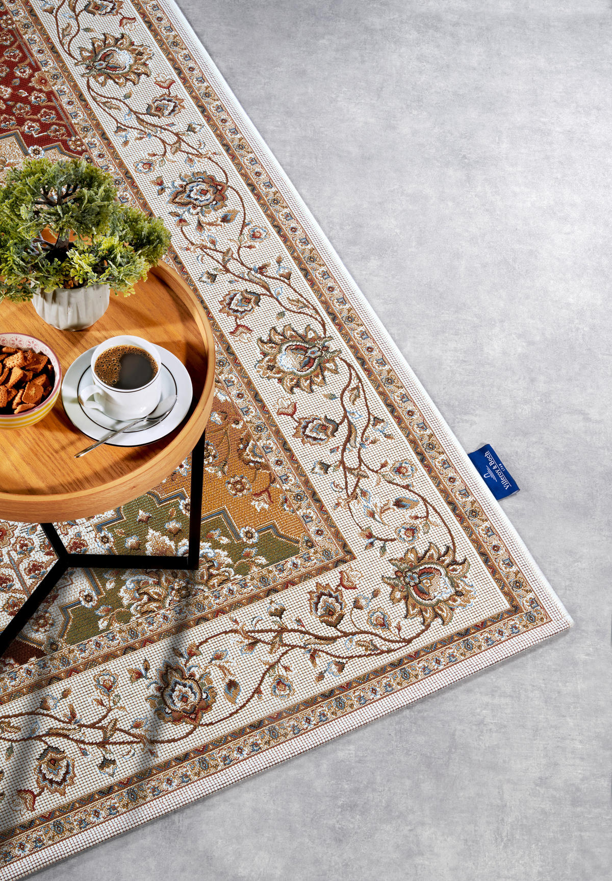 OUTDOORTEPPICH 120/180 cm Kollektion 1767 Creme, Multicolor  - Multicolor/Creme, Design, Kunststoff (120/180cm) - Villeroy & Boch