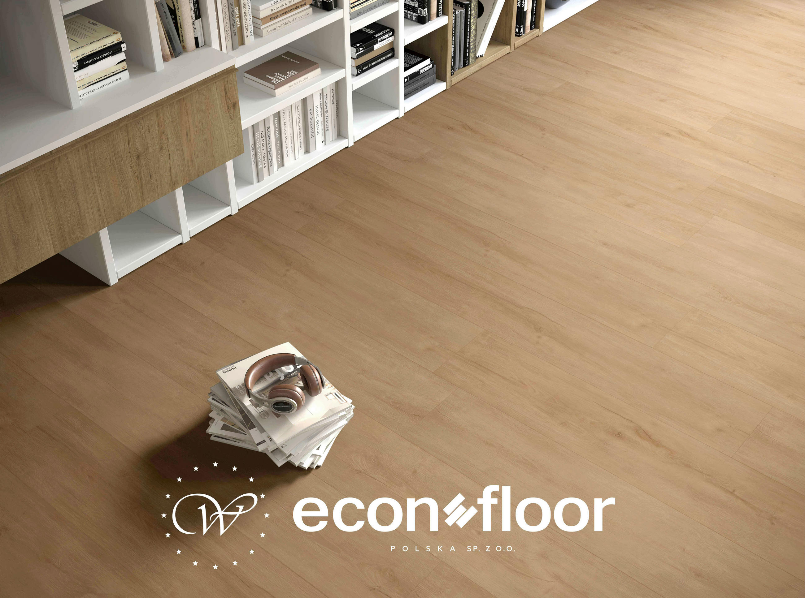 Vinylobden Econfloor BIG SIZE 70  per  m² - Naturfarben, Basics, Kunststoff/Stein (23/183/0.57cm)