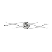 LED-DECKENLEUCHTE     - Schwarz, Basics, Metall (107,5/7/18cm) - Trio Leuchten