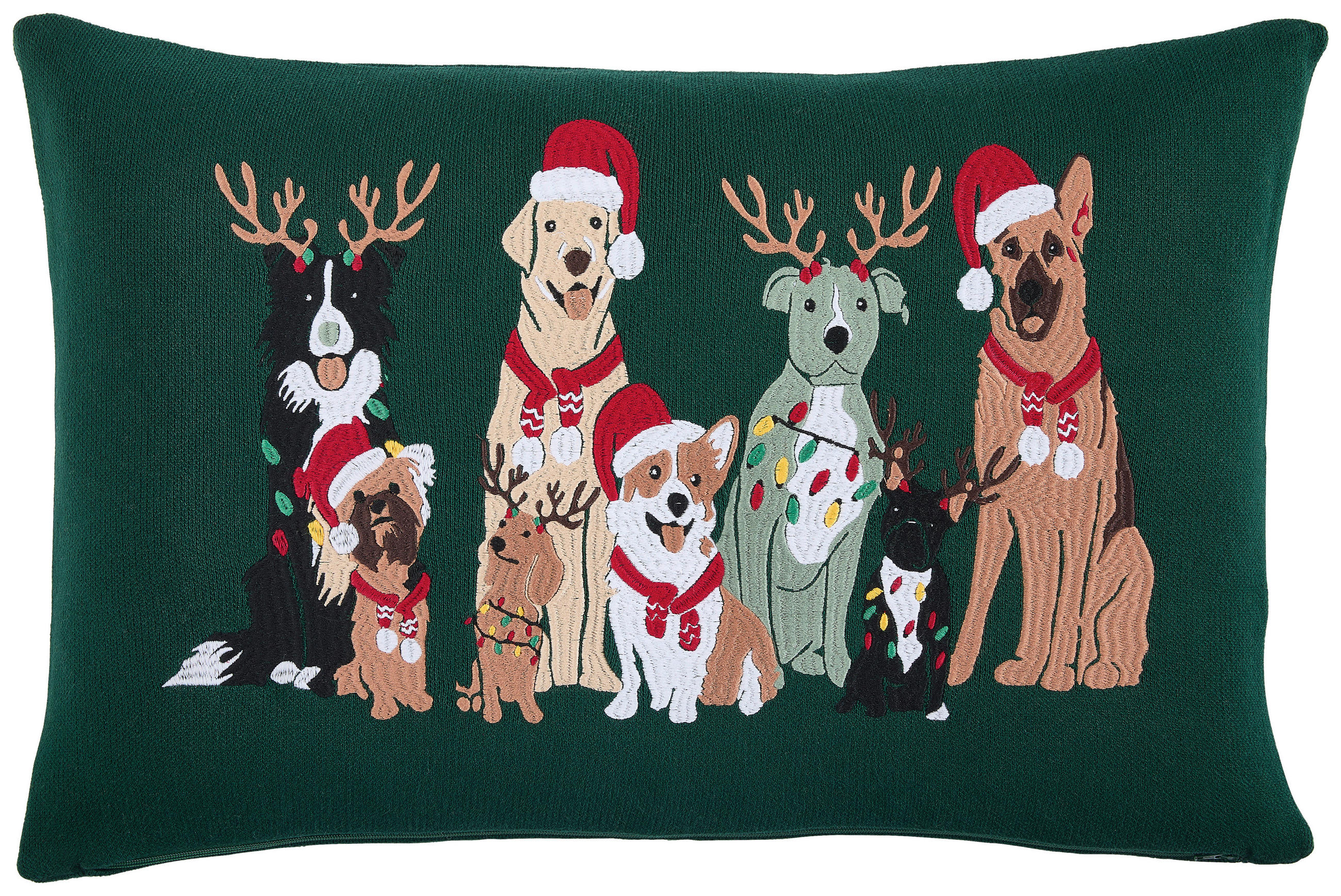 ZIERKISSEN 40/60 cm  - Grün, Textil (40/60cm) - X-Mas