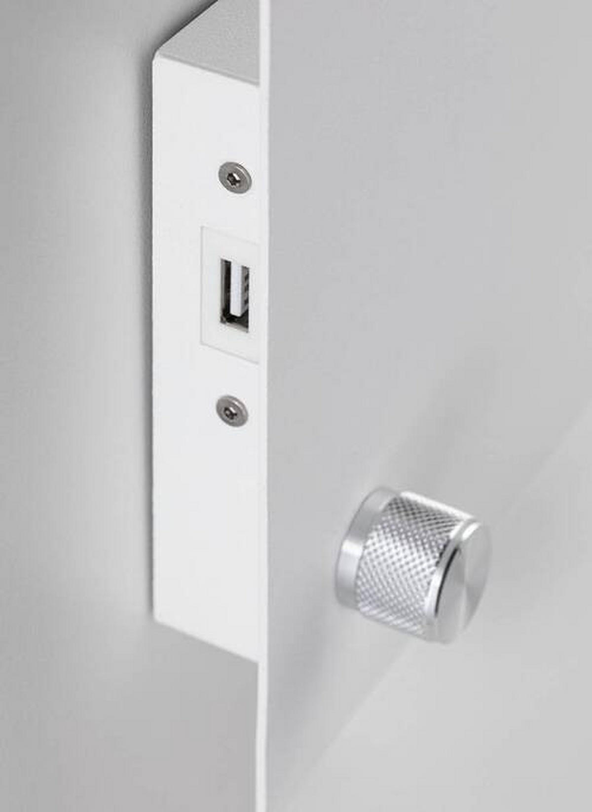 LED-WANDLEUCHTE 35/20 cm   - Weiß, Basics, Metall (35/20cm) - Paulmann