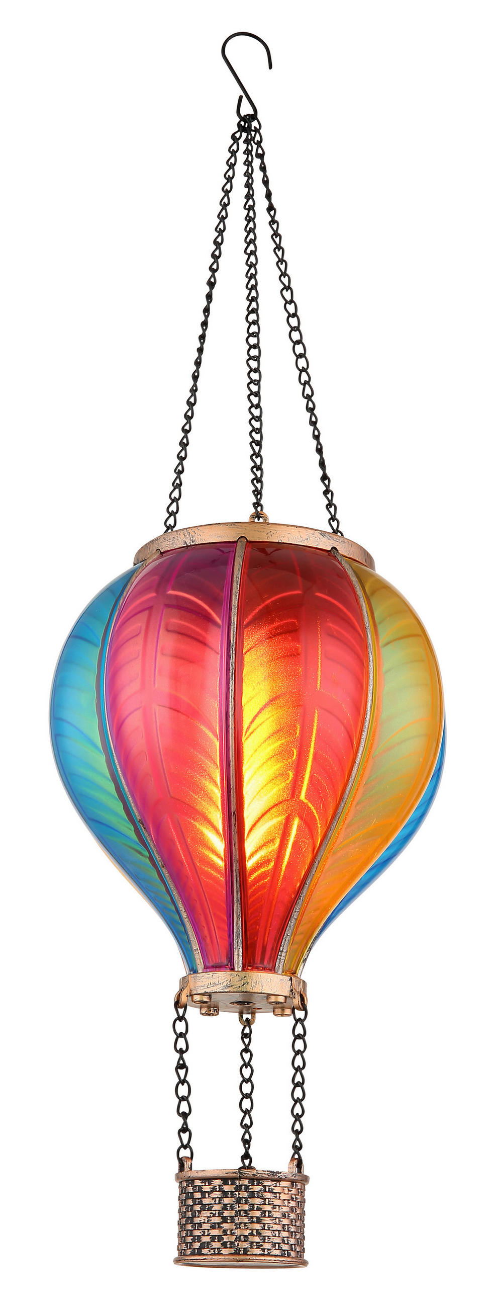 SOLÁRNE SVIETIDLO, 14,5/22 cm - viacfarebná/čierna, Basics, kov/plast (14,5/22cm) - Ambia Garden