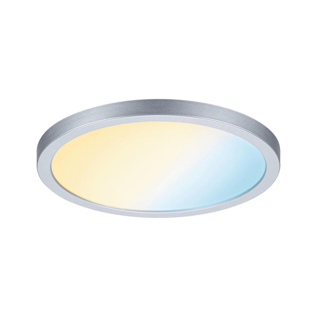 LED-PANEEL 17,5/1 cm   - Chromfarben, Design, Kunststoff (17,5/1cm) - Paulmann