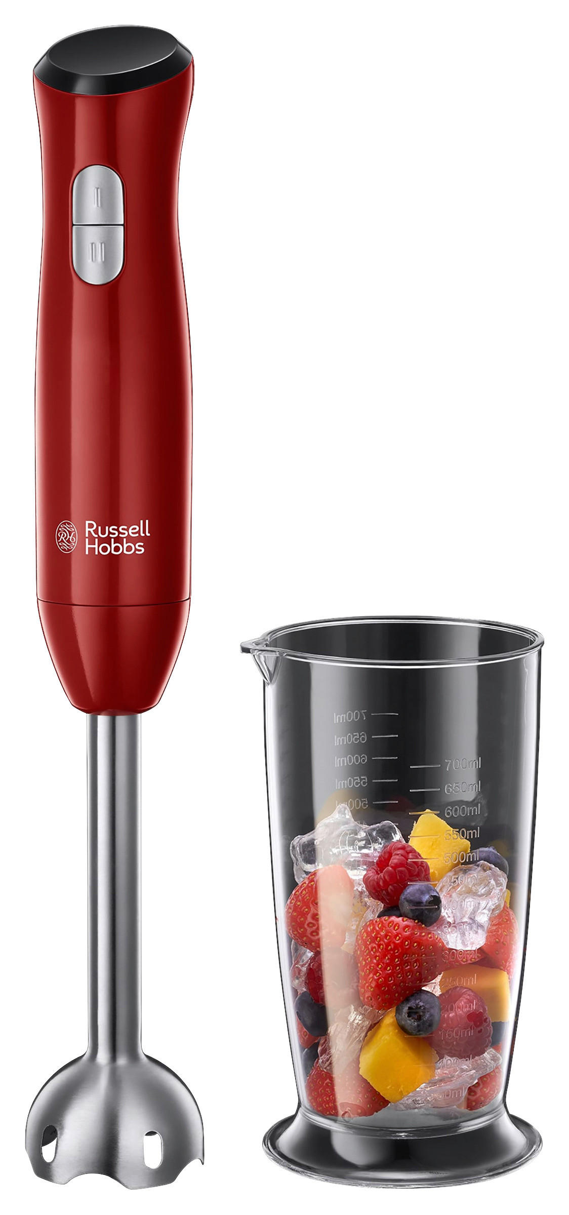 STABMIXER  - Rot/Schwarz, Basics, Kunststoff/Metall (6,4/41,3/8,9cm) - Russel Hobbs