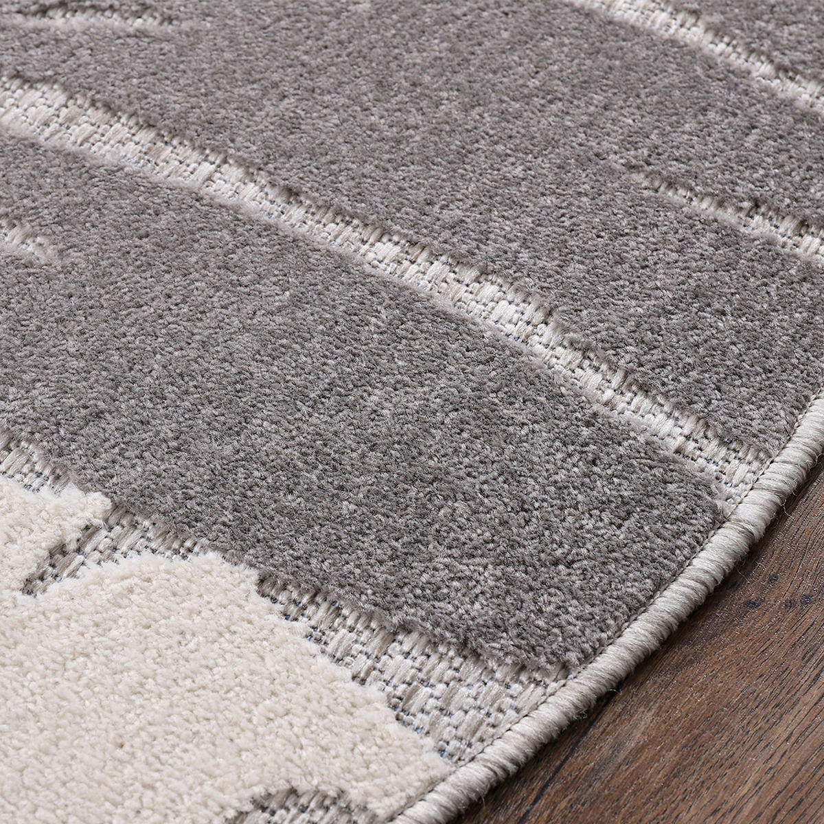 TEPIH ZA UNUTAR./VANJ. UPORAB  120 cm  plava  Floral  - plava, Lifestyle, tekstil/plastika (120cm)