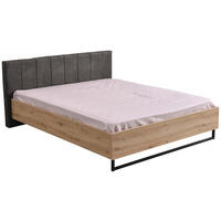 ÁGY  Artisan tölgy  - fekete/Artisan tölgy, Basics, faalapú anyag/textil (197,5/212/94cm) - Xora