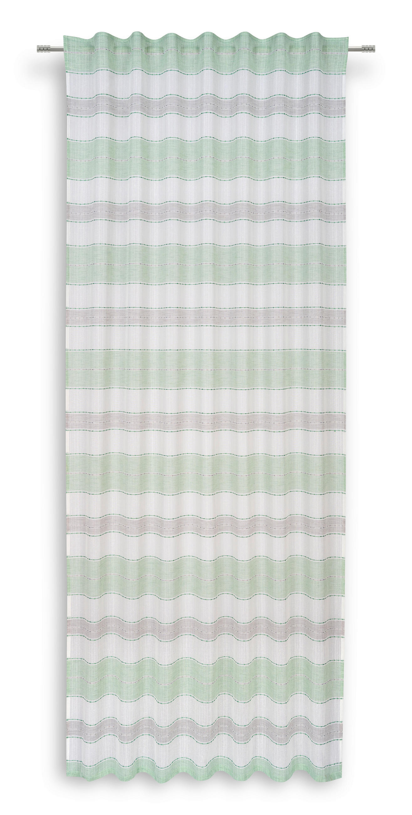 Vorhang mit Band Beate 140x245 cm Mintgrün